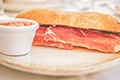 bocadillo jamon iberico tomate